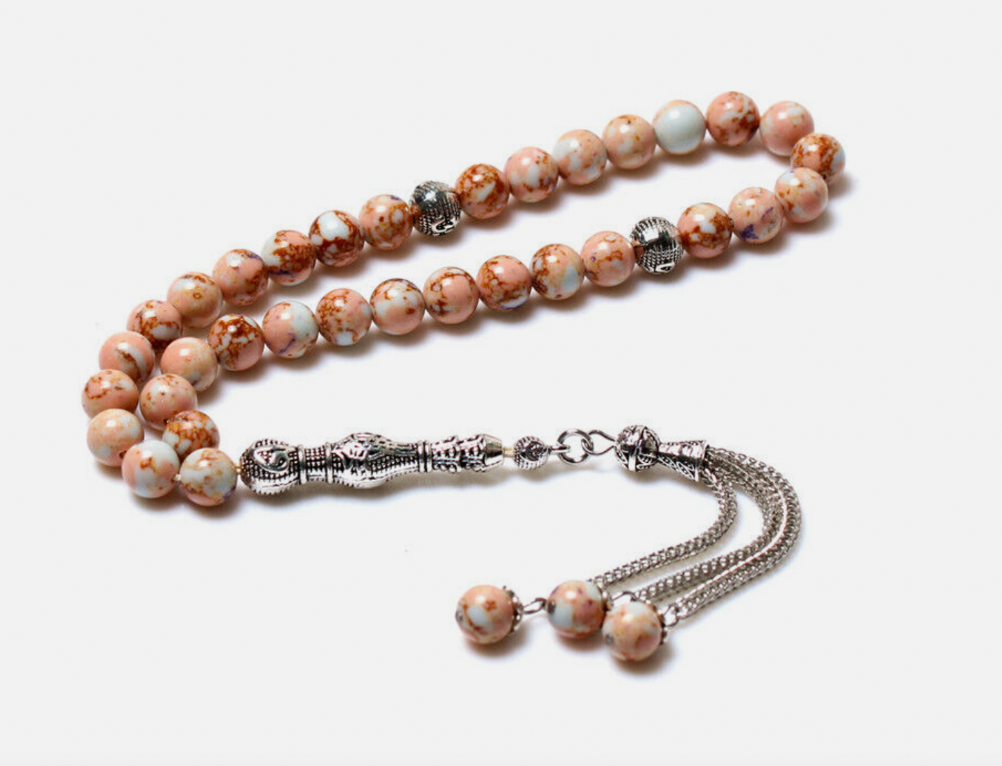 Natural Gemstone Stone Muslim Masbaha - 99 Beads